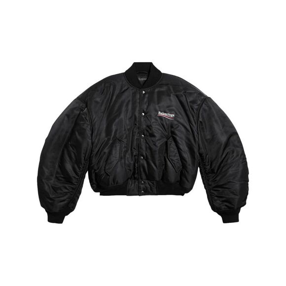 Balenciaga Black Red Quilted Leather Jacket Balenciaga Jackets